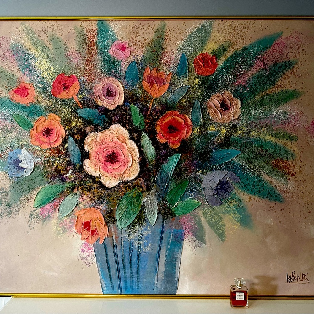 Vintage 1960’s Original Lee Reynolds Oil Painting On Canvas